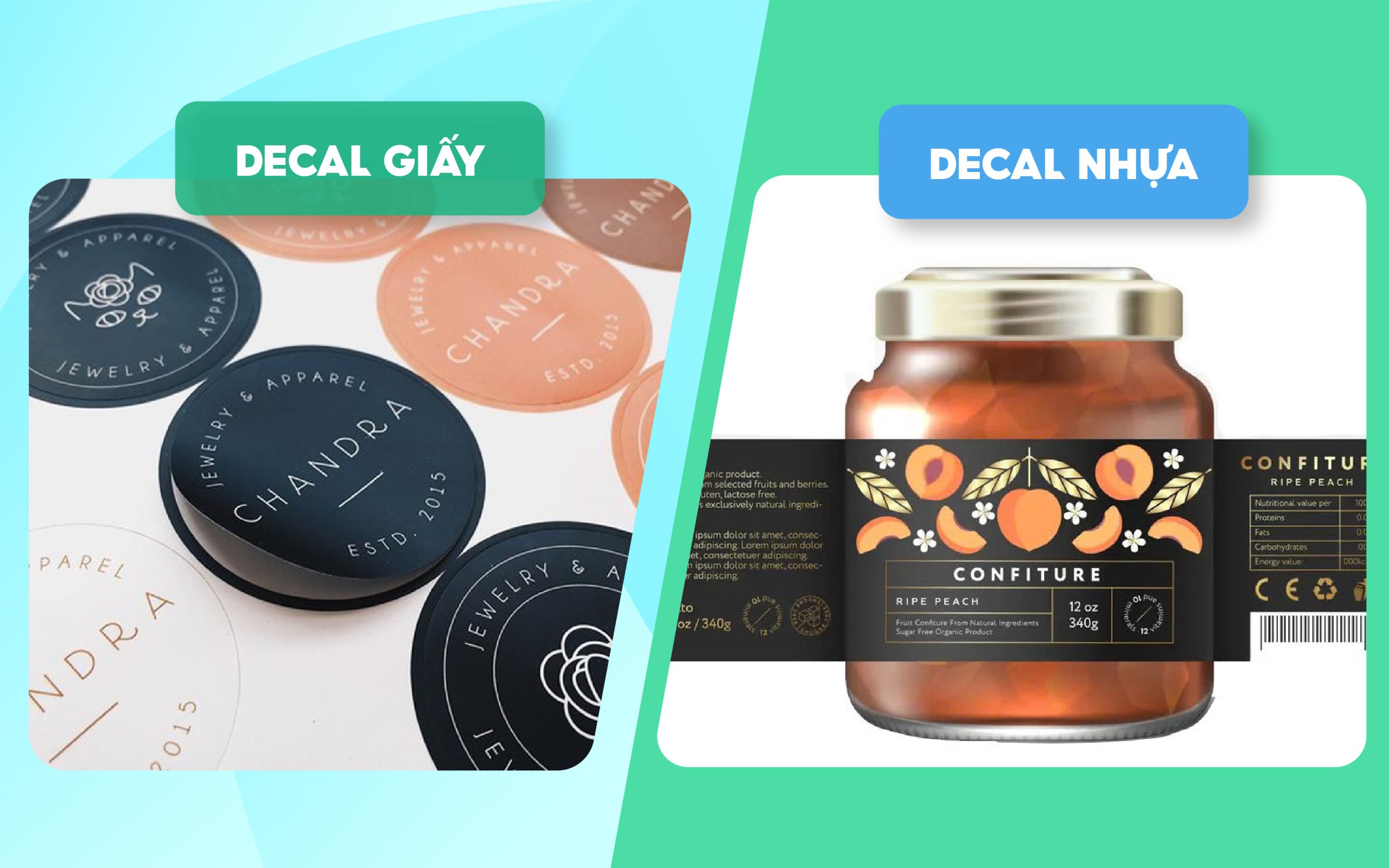 nên in decal nhựa hay decal giấy