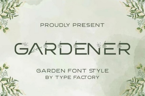 Gardener Font