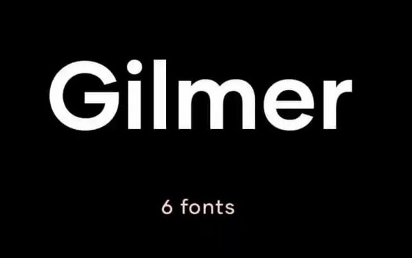 font gilmer