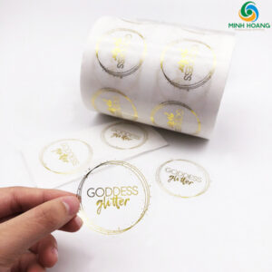 Stickers Vinyl trong suốt