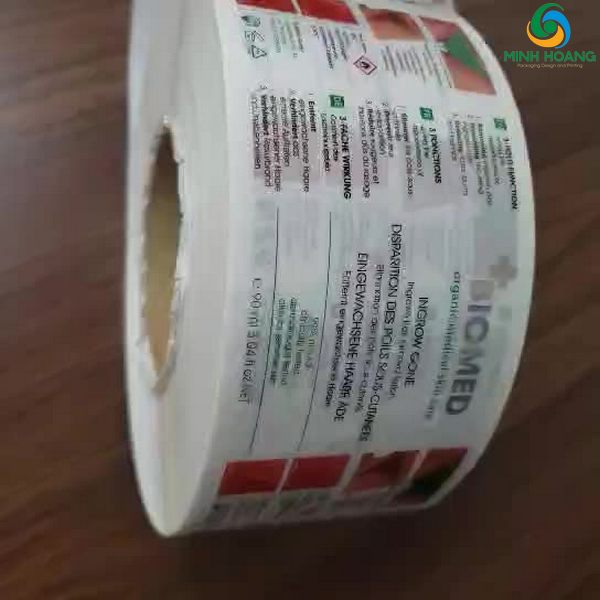 Stickers Polypropylene trong suốt