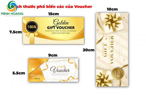 Kích thước voucher tiêu chuẩn