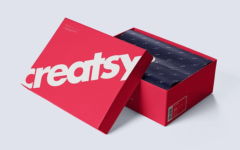 in hộp giấy đựng giày