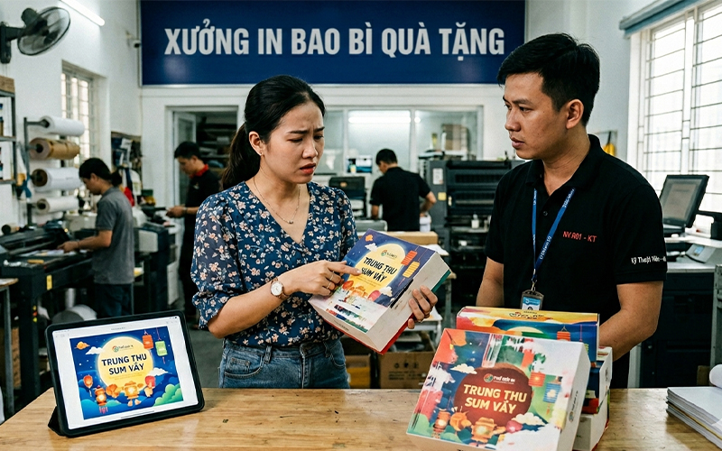 nỗi lo khách hàng khi in hộp quà tặng