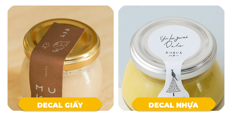 nên in decal giấy hay decal nhựa