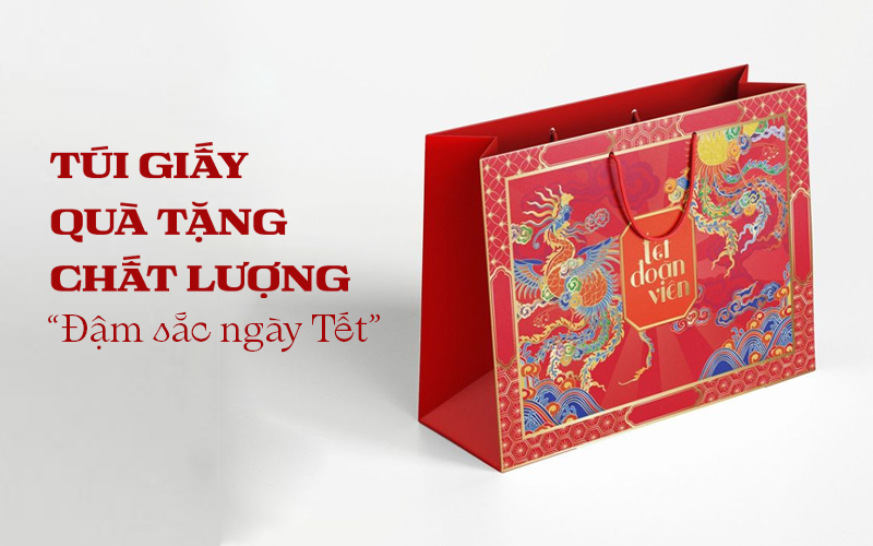 in túi giấy quà tặng