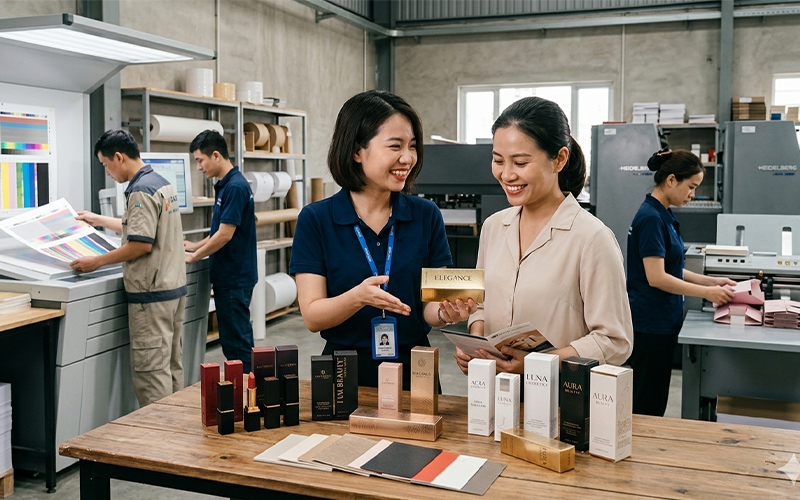 công ty gia công hộp mỹ phẩm cao cấp