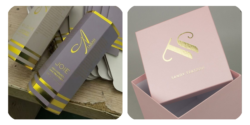 hộp mỹ phẩm ép kim 